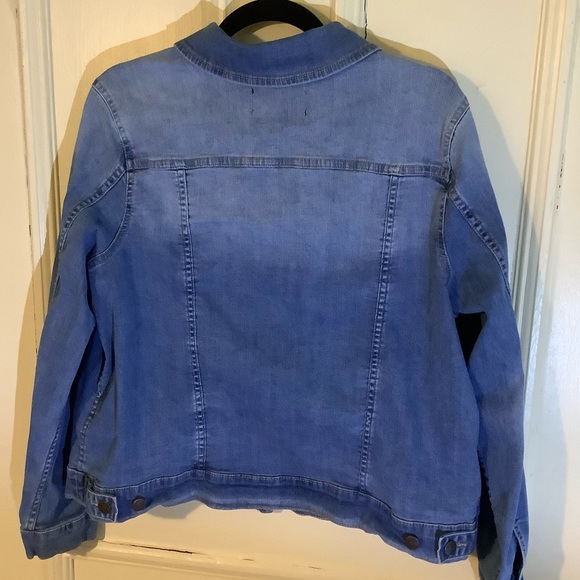 Calvin Klein Jean Jacket 1X - Picture 3 of 4